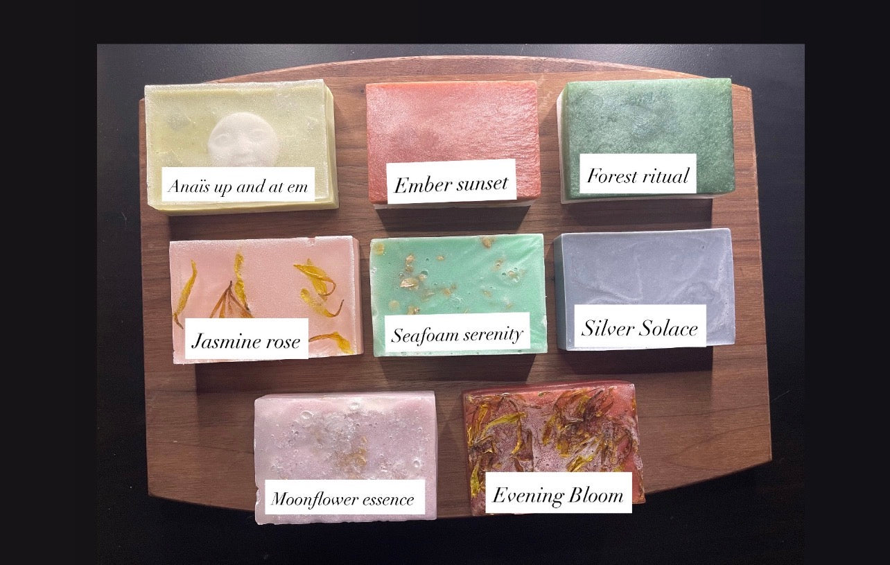 MoonFlower Essence Artisan Soap (per bar)